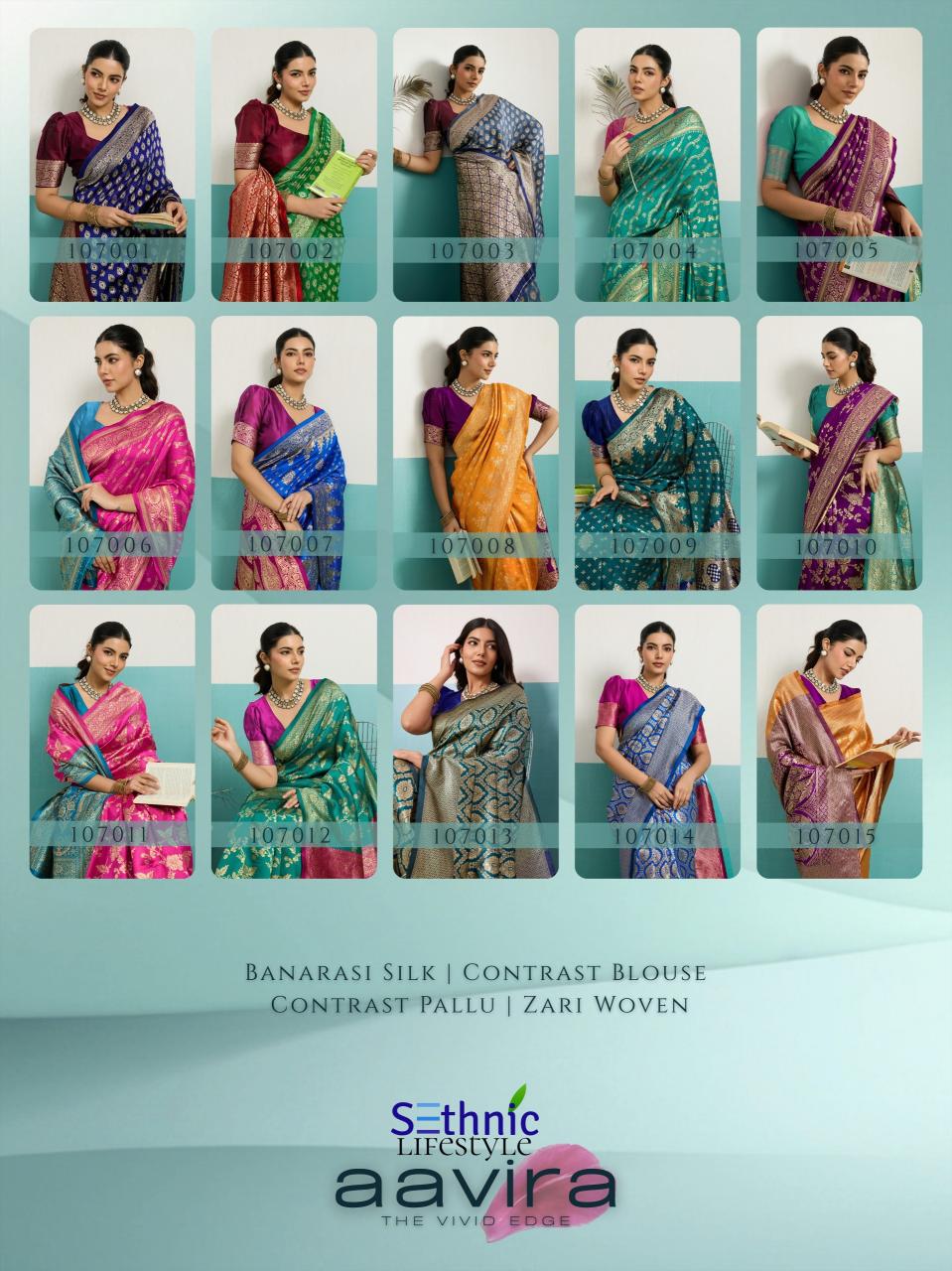 Sethnic Aavira catalog wholesale sarees hyderabad