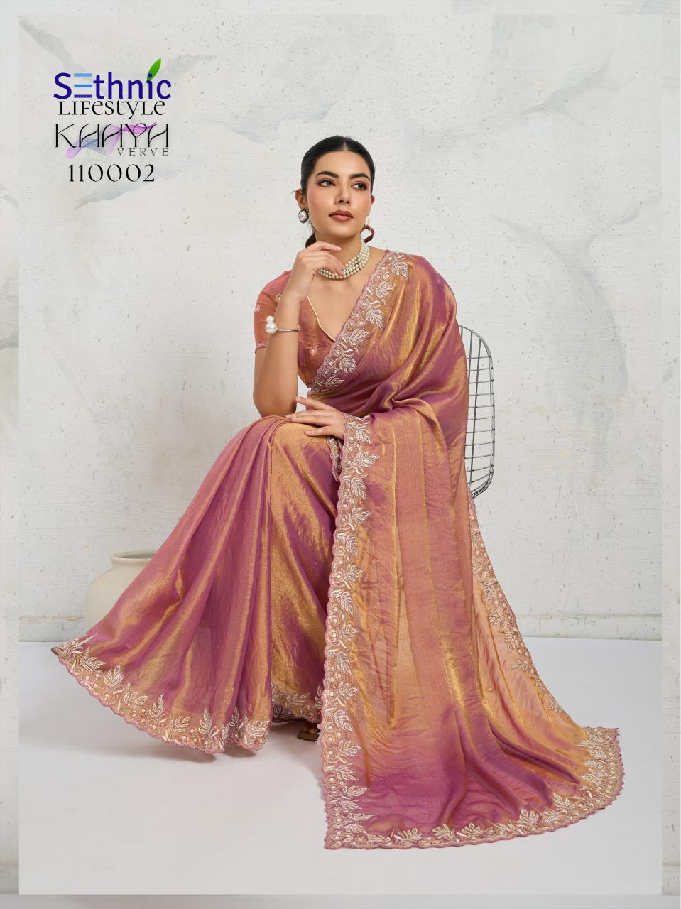 Sethnic Kaaya Verve catalog wholesale sarees in chennai
