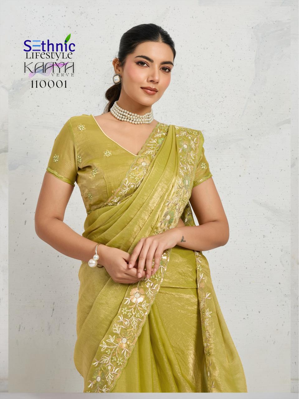 Sethnic Kaaya Verve catalog wholesale sarees in chennai