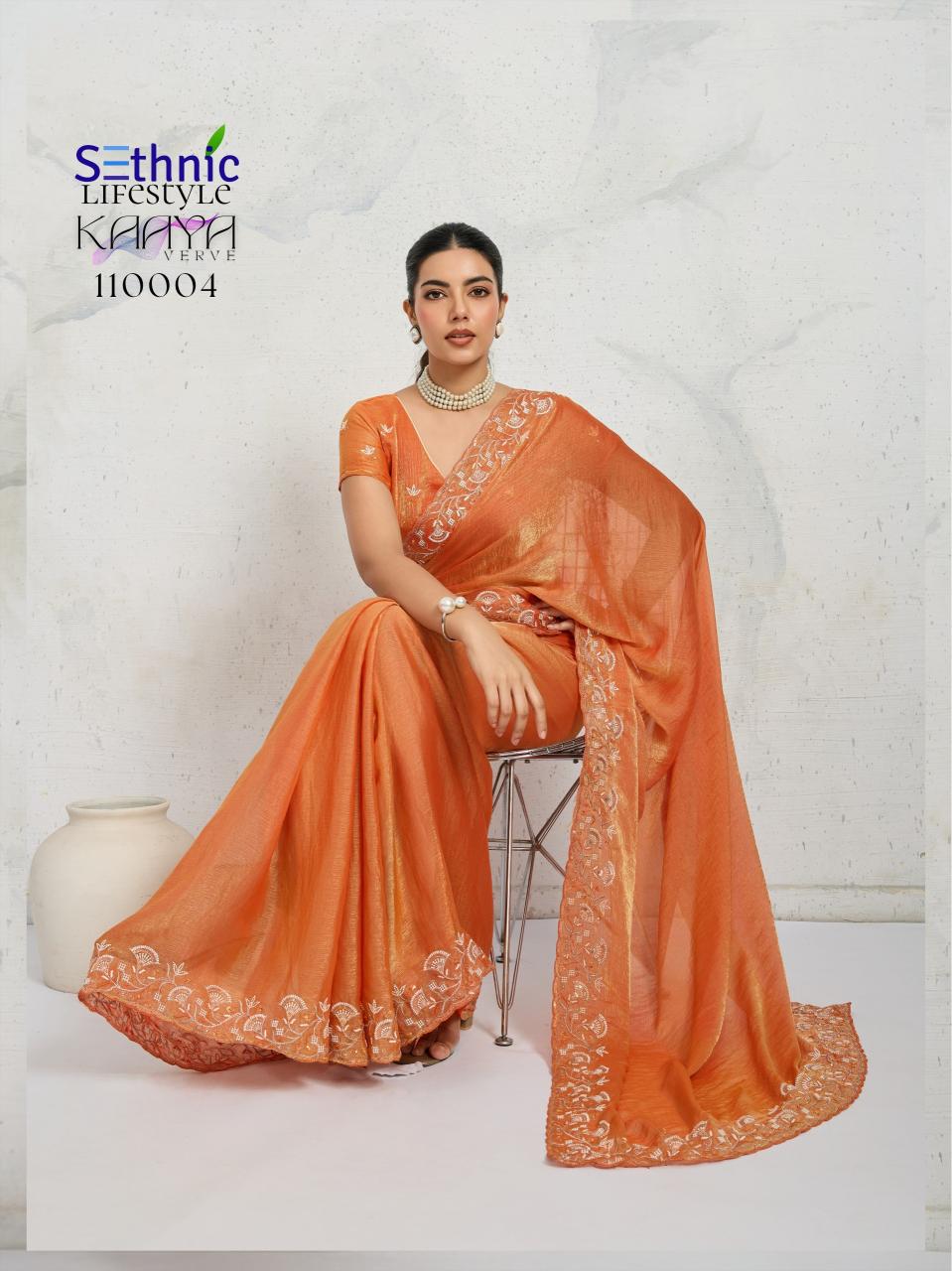 Sethnic Kaaya Verve catalog wholesale sarees in chennai