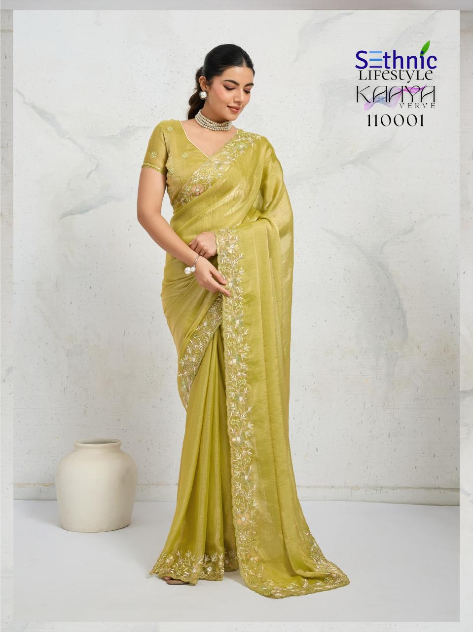 Sethnic Kaaya Verve catalog wholesale sarees in chennai