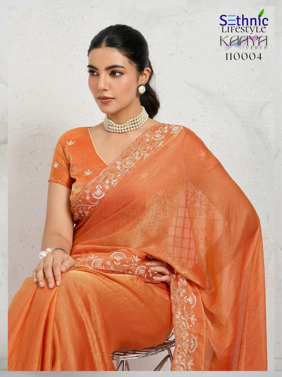 Sethnic Kaaya Verve catalog wholesale sarees in chennai