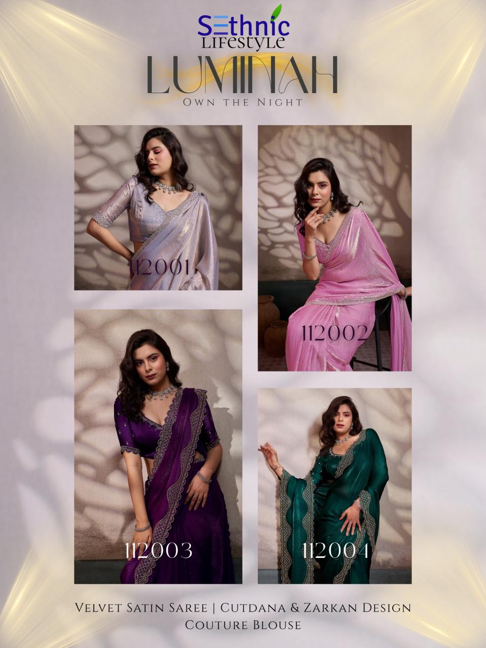 Sethnic Luminah catalog wholesale catalogue sarees