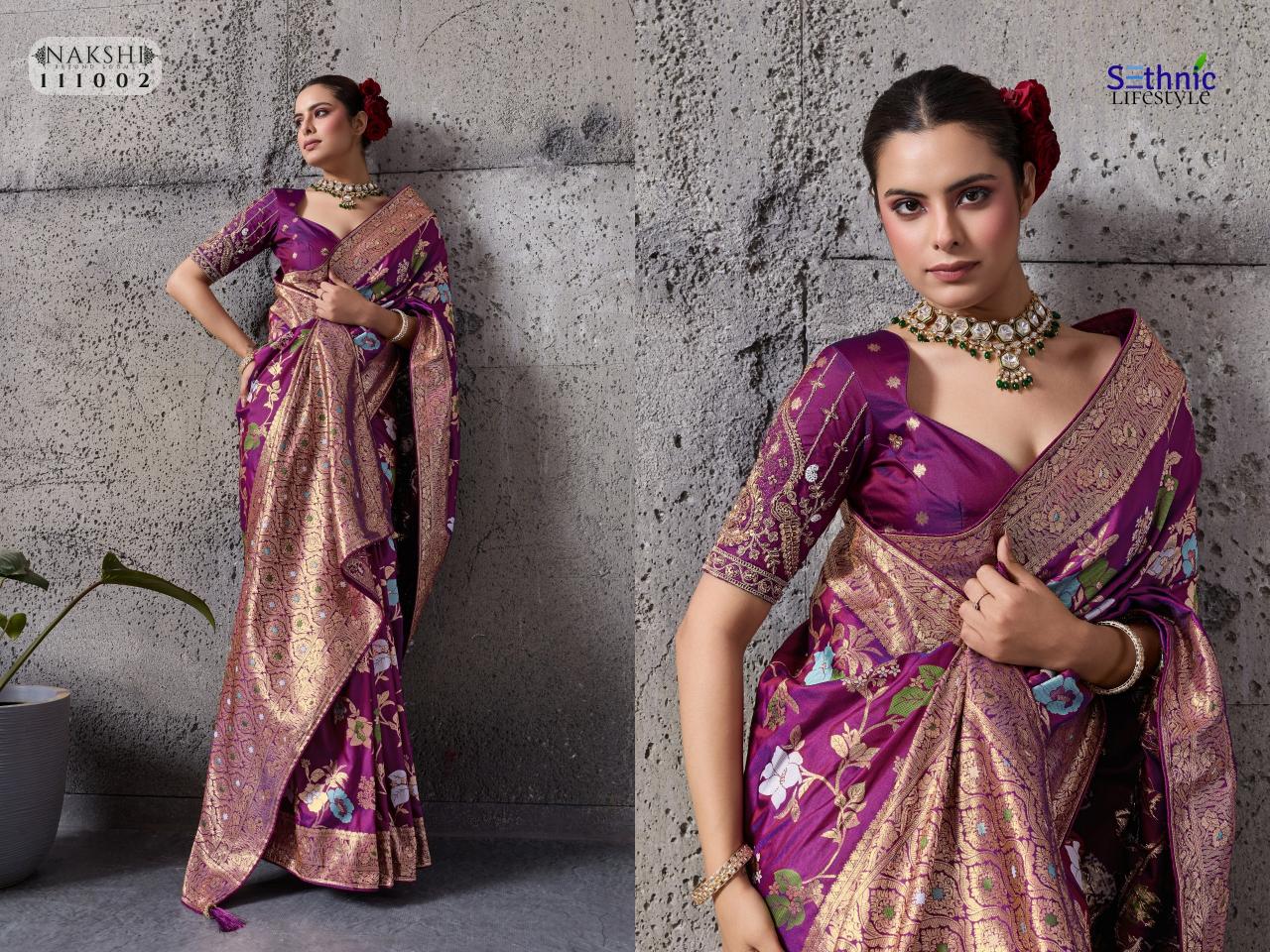 Sethnic Nakshi catalog wholesale silk sarees in coimbatore