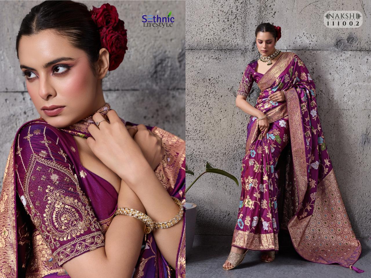Sethnic Nakshi catalog wholesale silk sarees in coimbatore