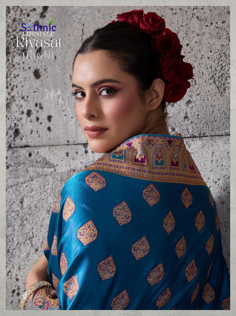 Sethnic Riyasat catalog designer saree wholesale