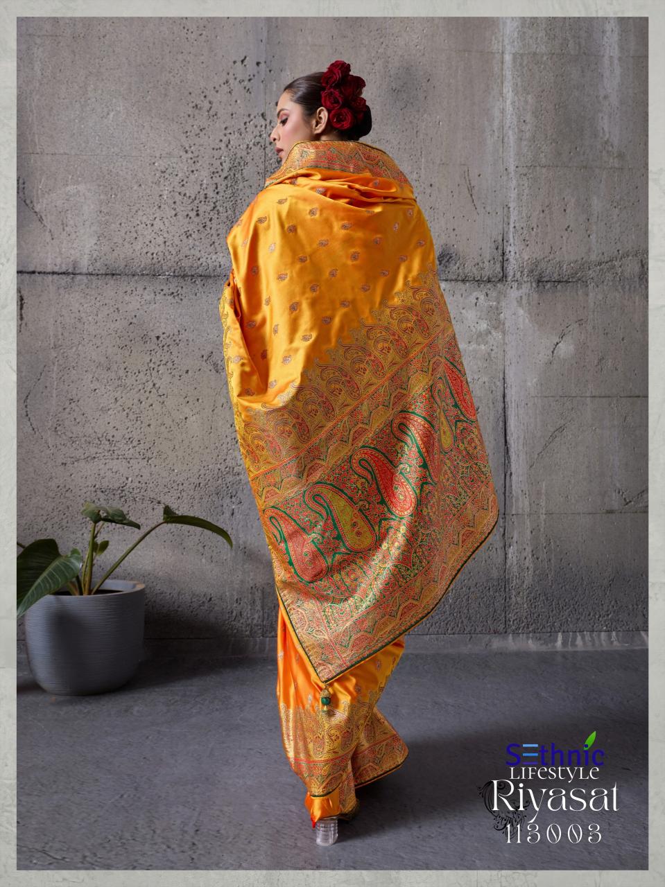 Sethnic Riyasat catalog designer saree wholesale