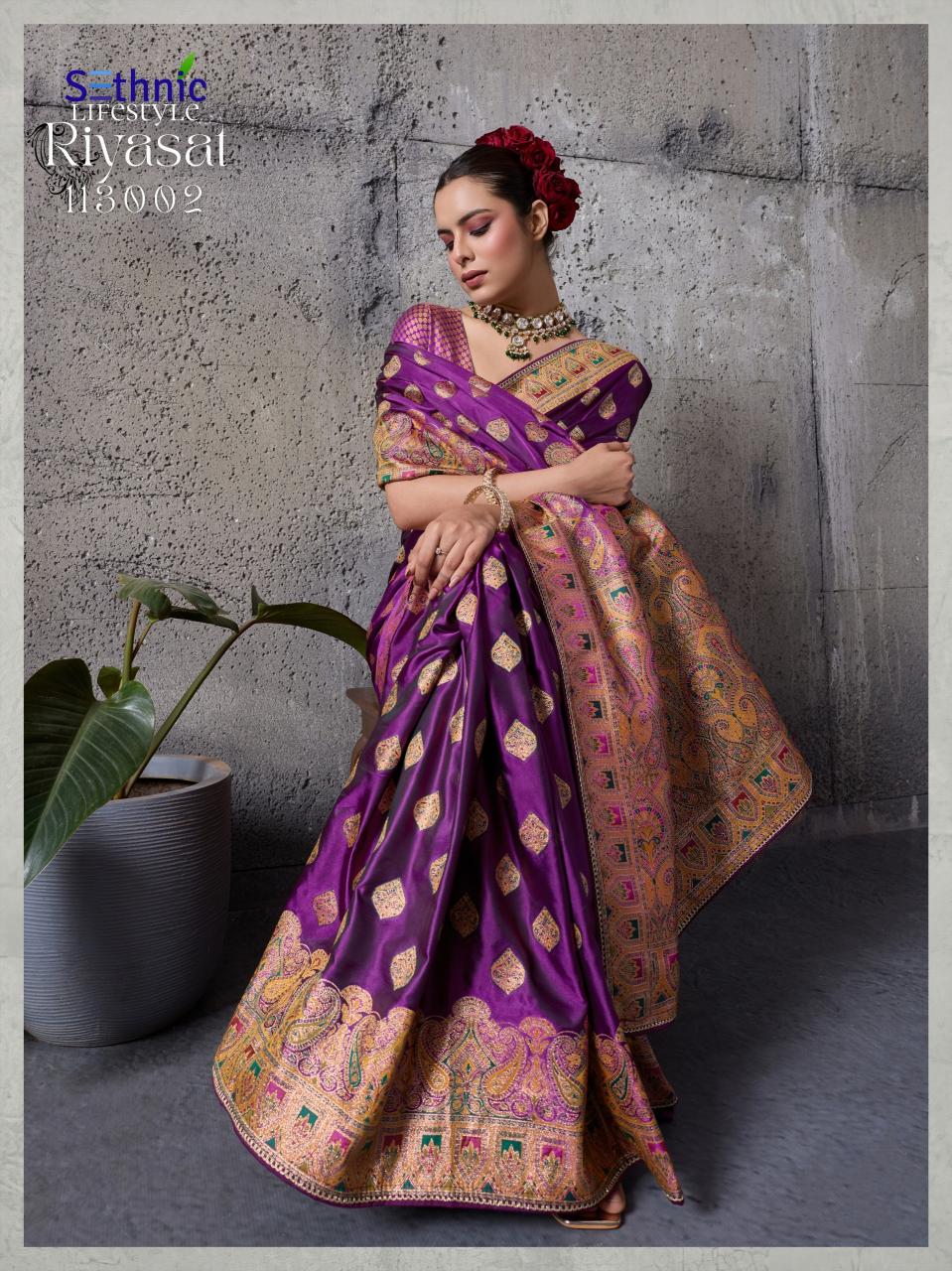 Sethnic Riyasat catalog designer saree wholesale