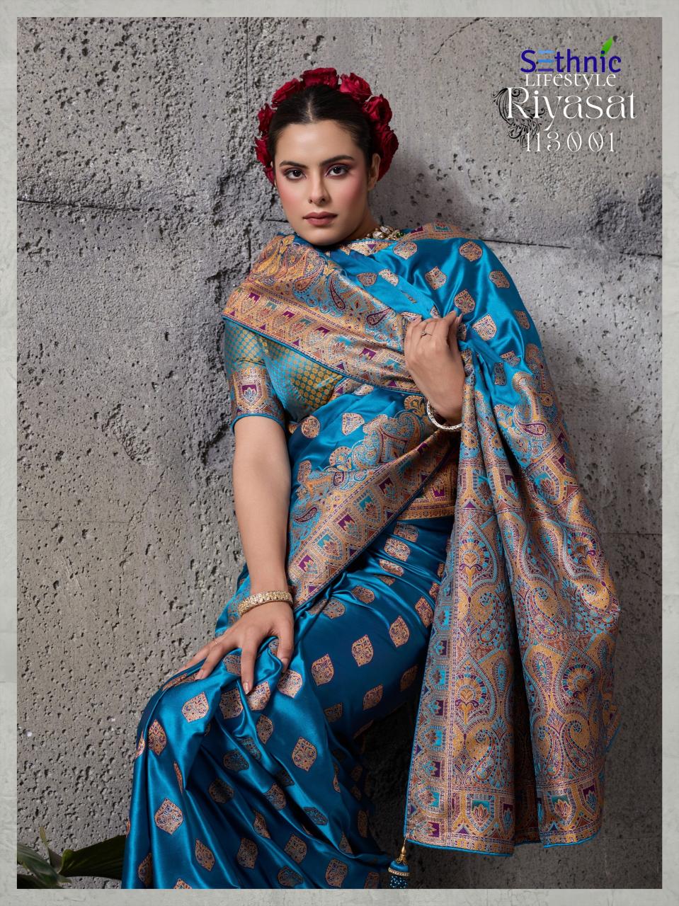 Sethnic Riyasat catalog designer saree wholesale