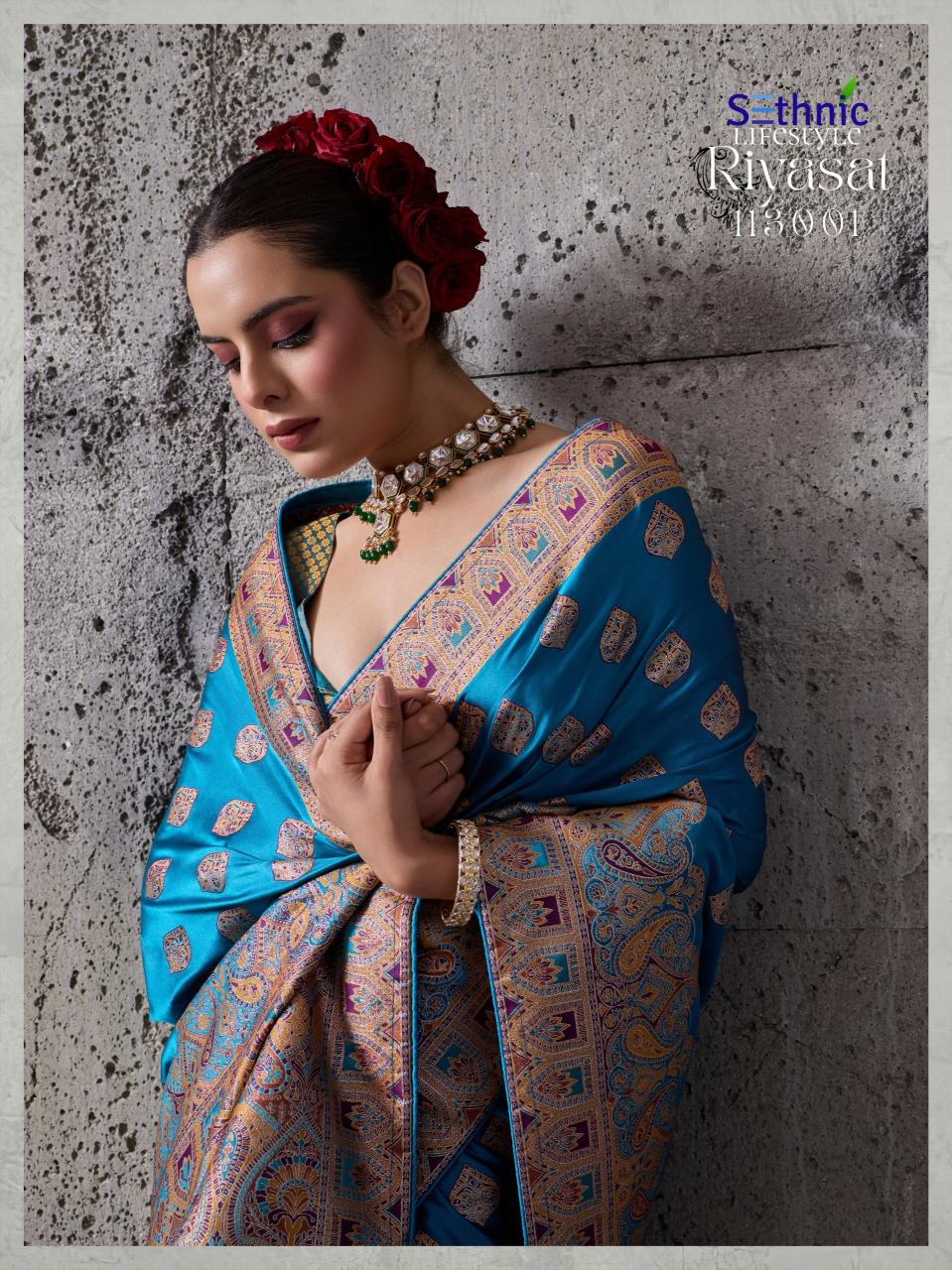 Sethnic Riyasat catalog designer saree wholesale
