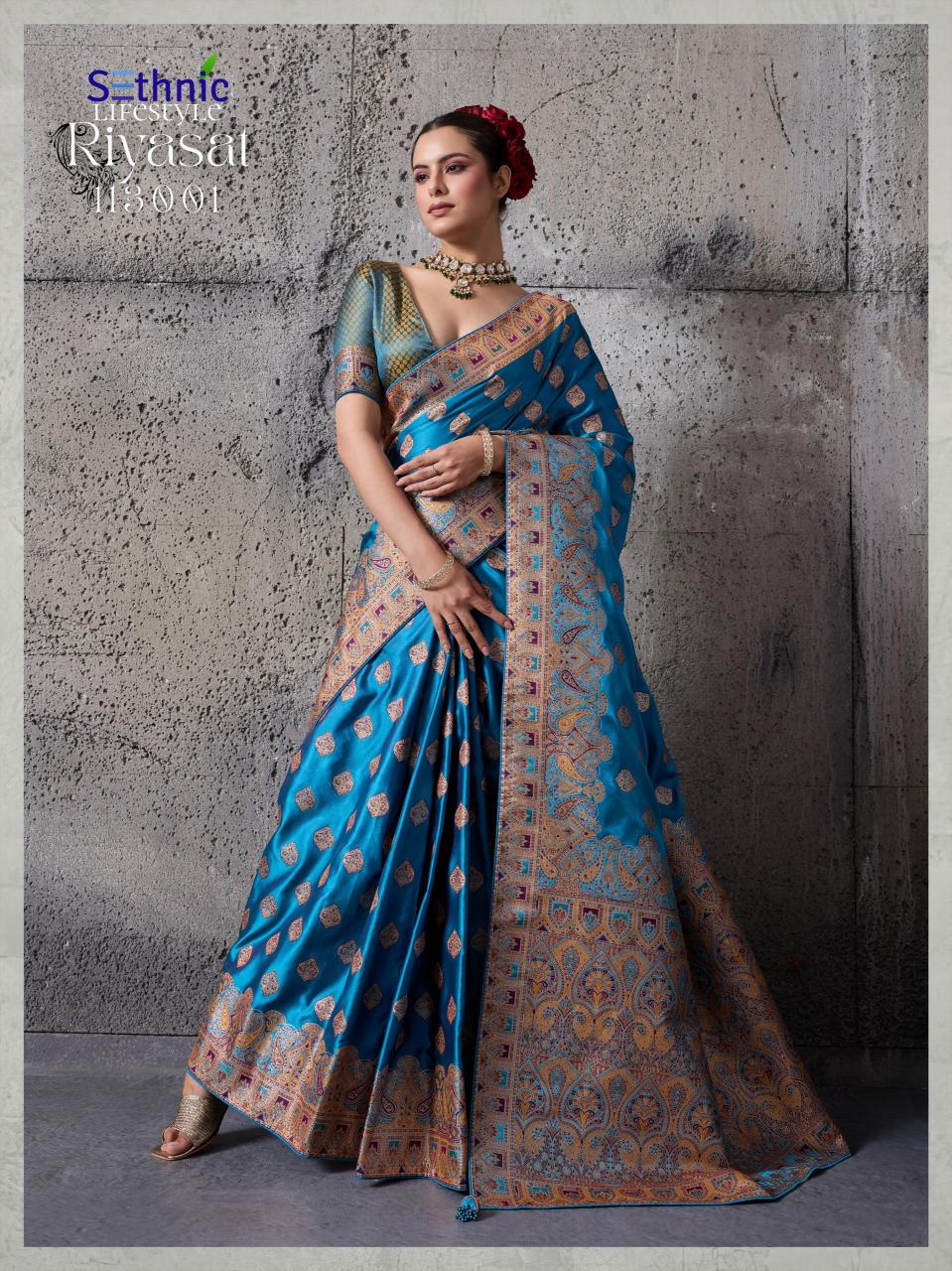 Sethnic Riyasat catalog designer saree wholesale