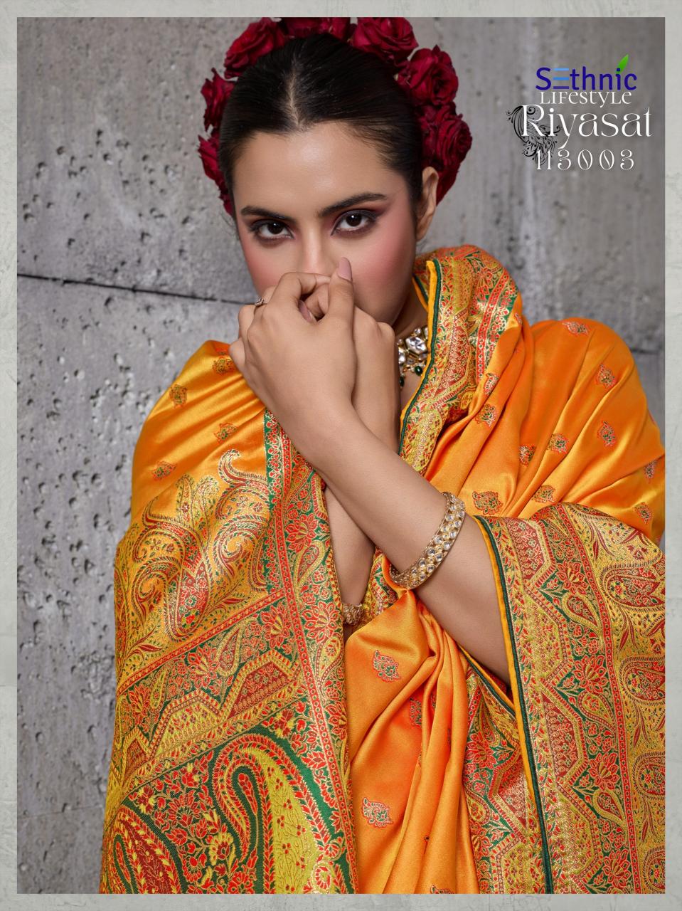 Sethnic Riyasat catalog designer saree wholesale