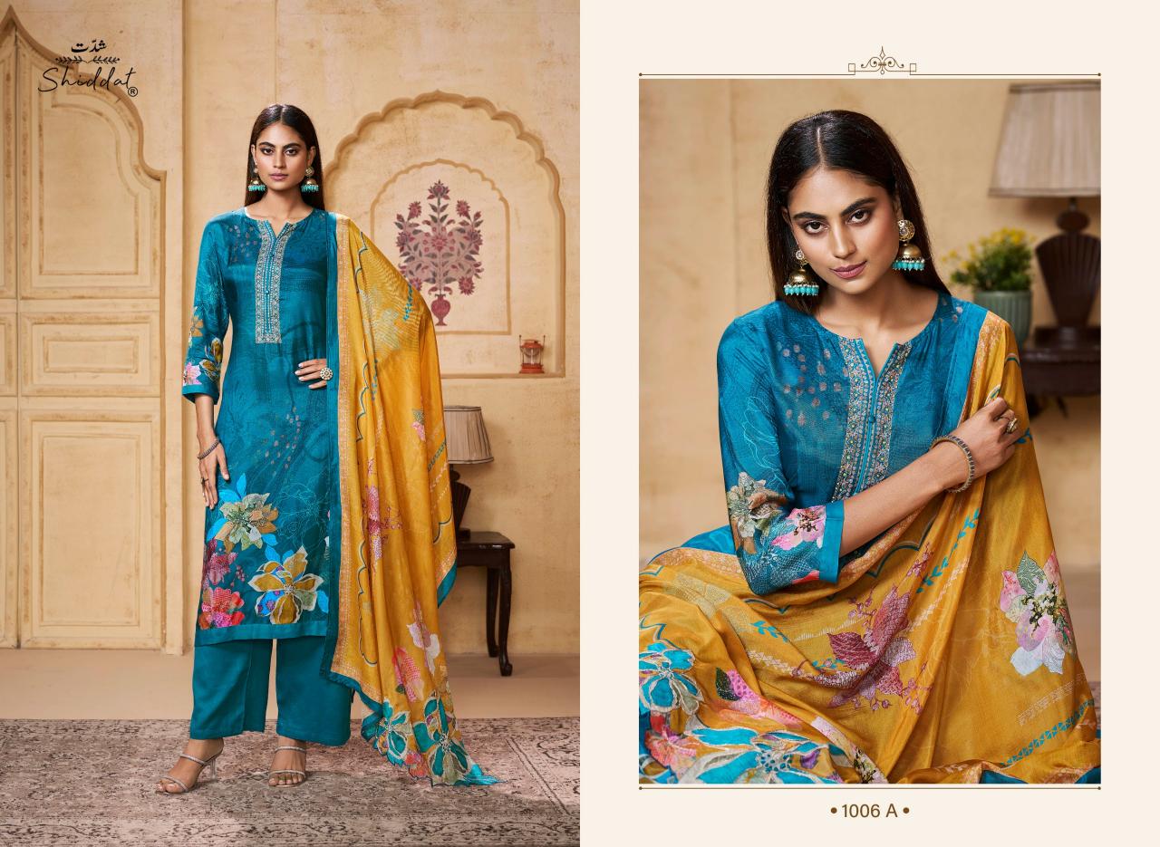 Shiddat Maris 1006 catalog buy wholesale salwar kameez surat
