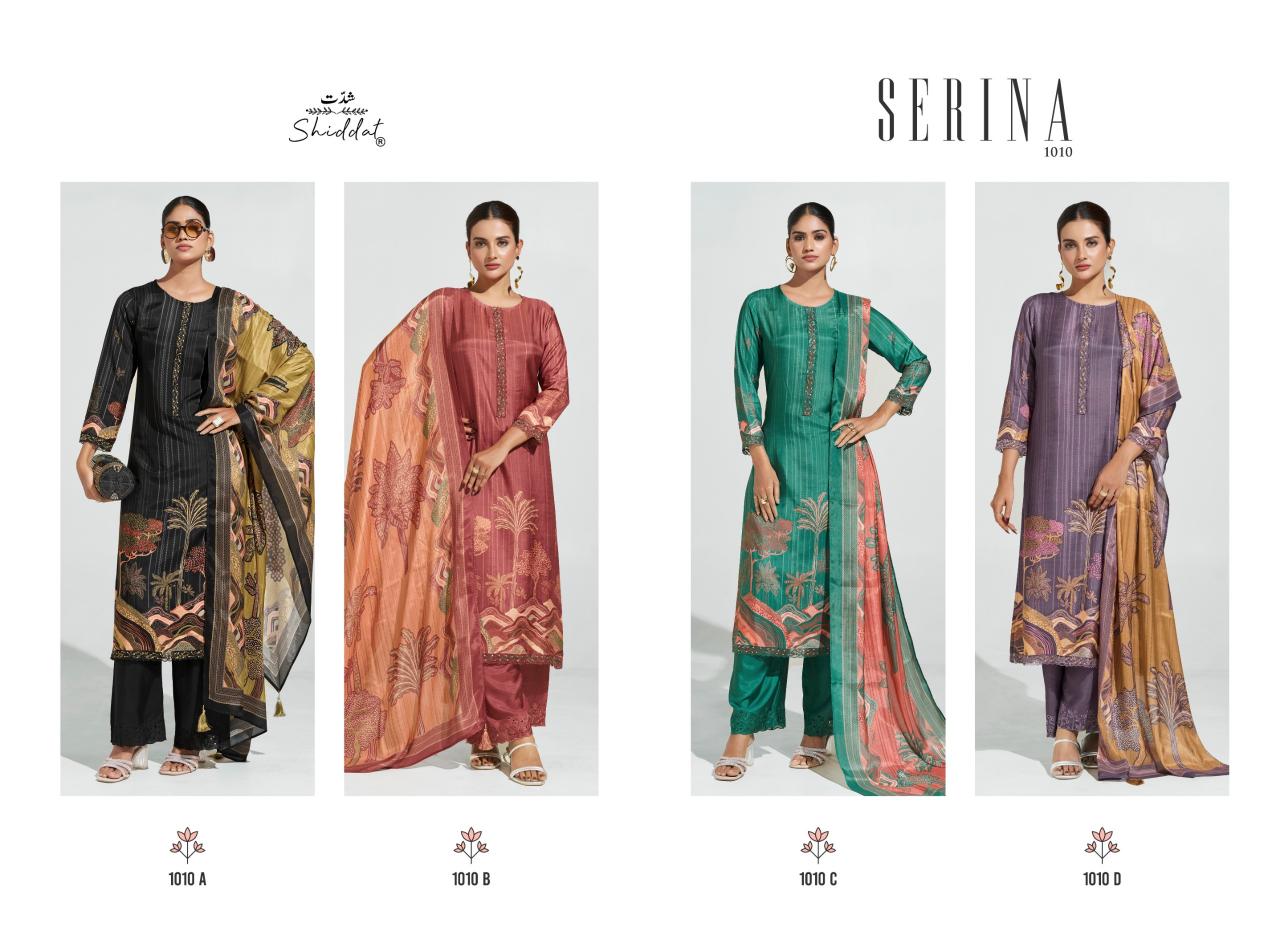 Shiddat Serina 1010 catalog churidar salwar kameez wholesale market