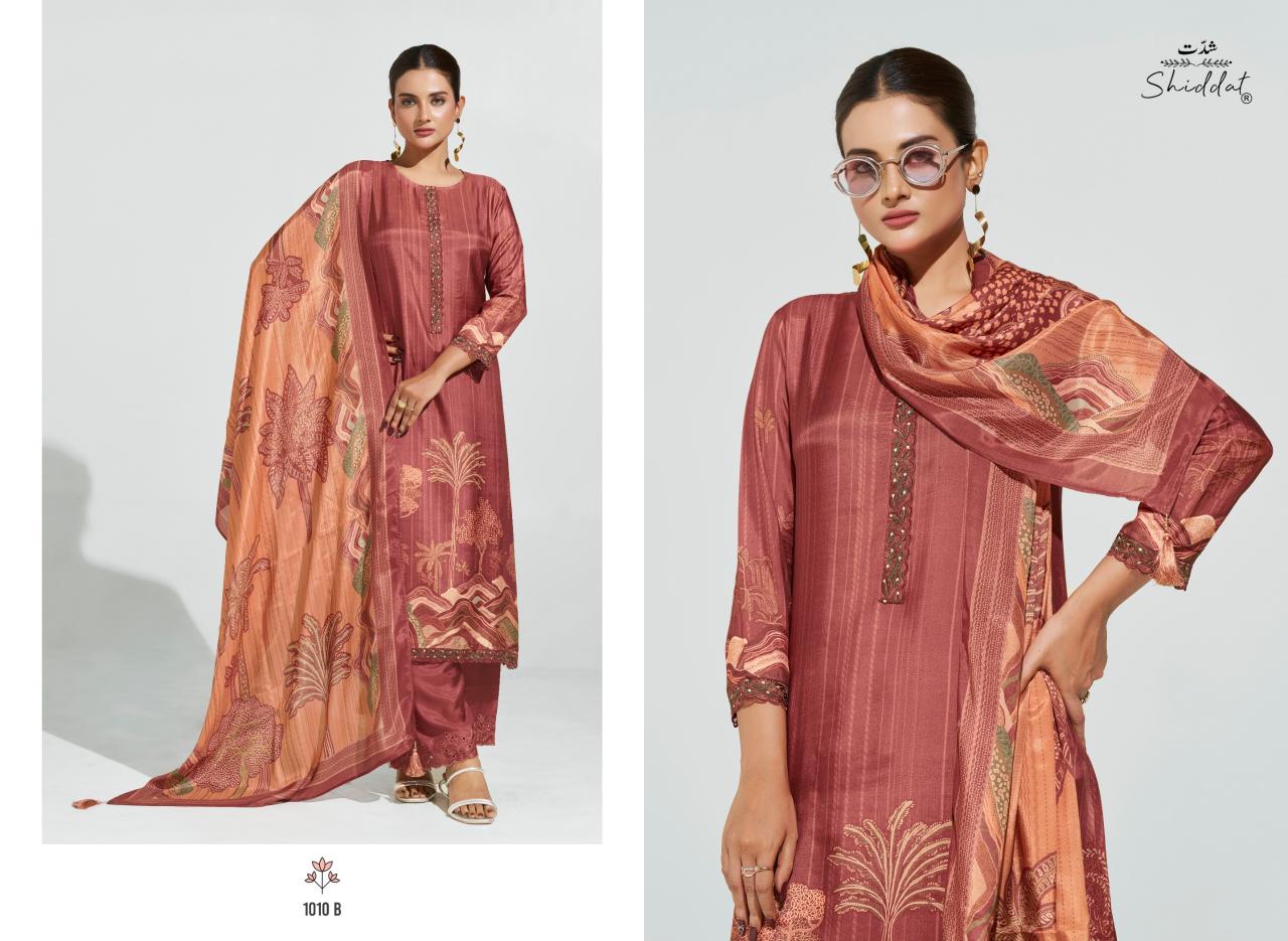 Shiddat Serina 1010 catalog churidar salwar kameez wholesale market