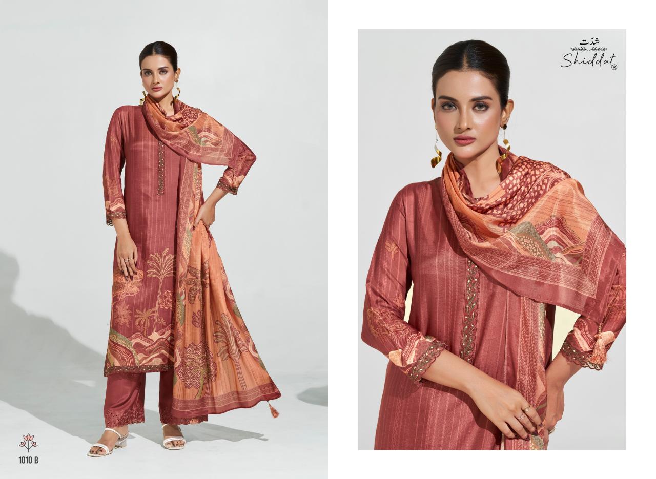 Shiddat Serina 1010 catalog churidar salwar kameez wholesale market