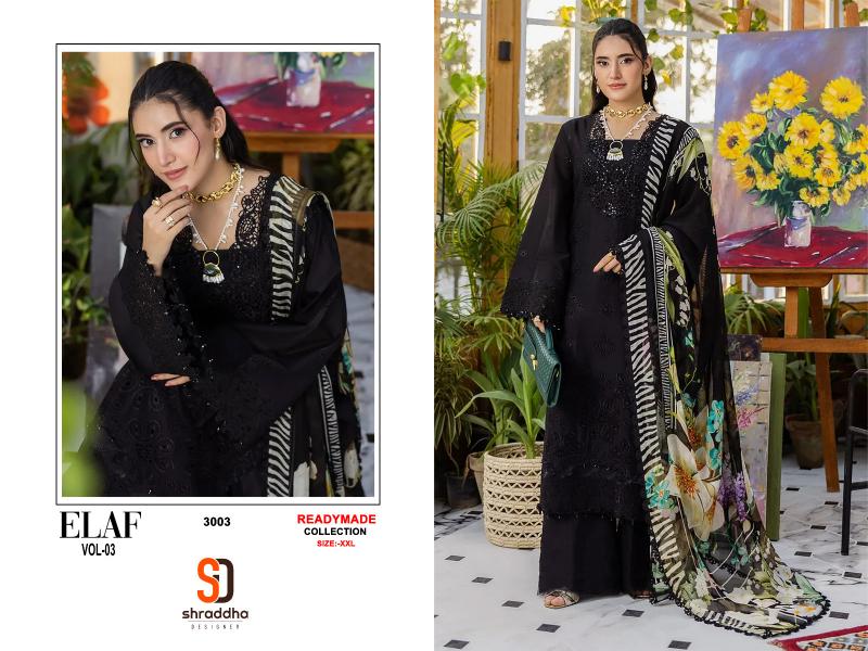 Shraddha Elaf vol 3 catalog readymade pakistani suits in surat
