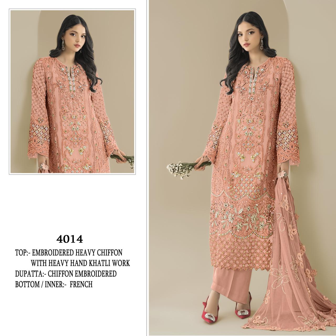 Shre Fabs 4014 catalog wholesale pakistani suits in sharjah