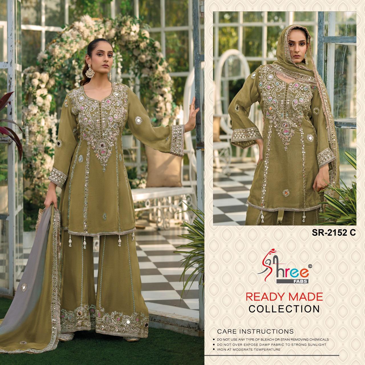 Shree fabs 2152 catalog pakistani original suits wholesale in pakistan