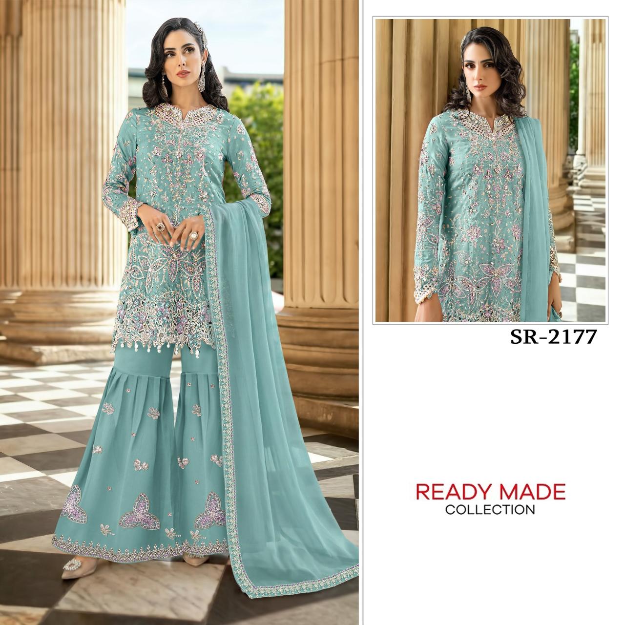 Shree fabs 2177 catalog wholesale pakistani salwar suits