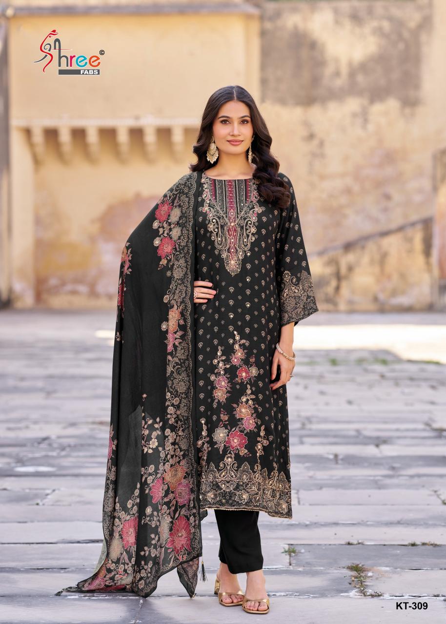 Shree fabs 309 catalog pakistani ladies suits wholesale