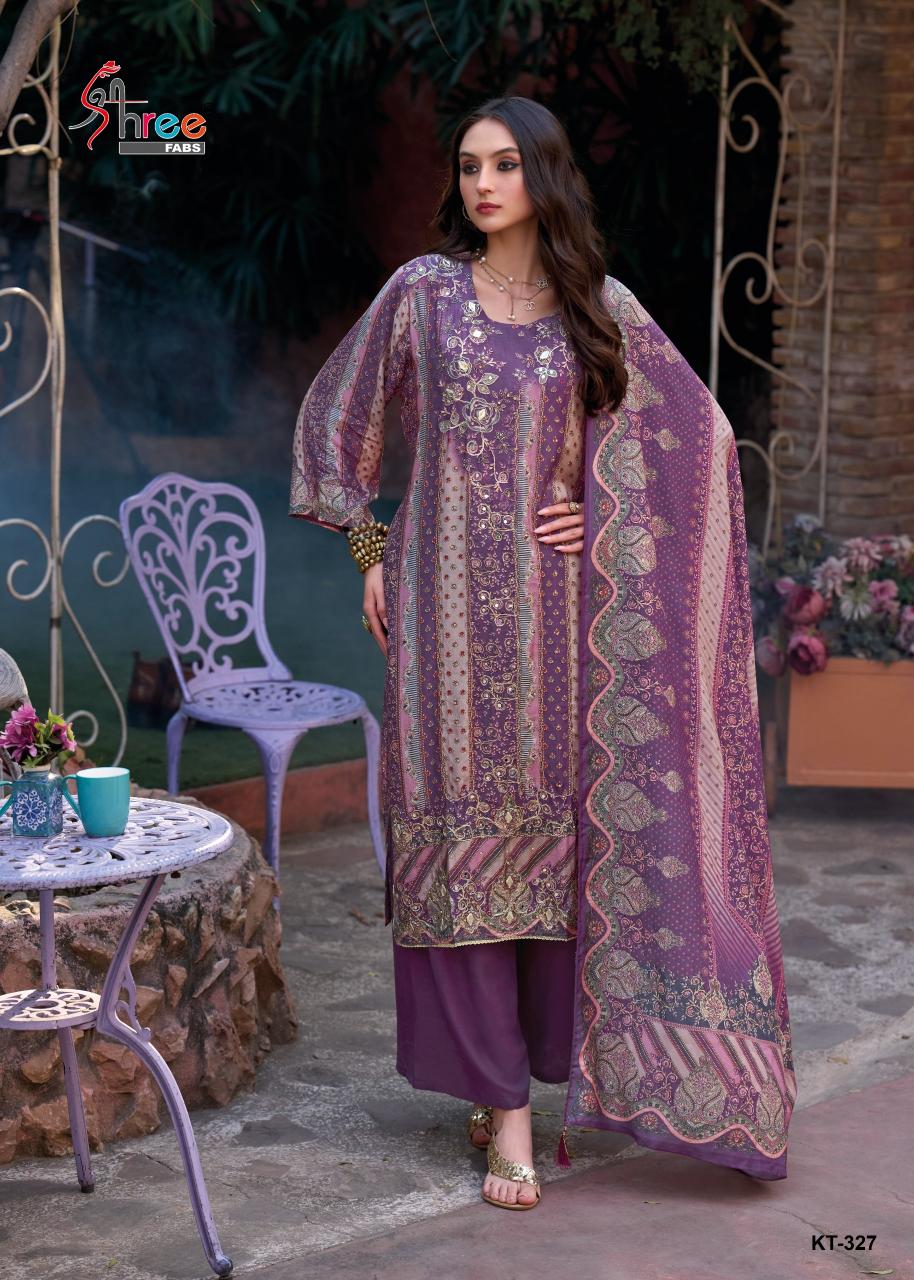 Shree fabs 327 catalog pakistani suits wholesale in india