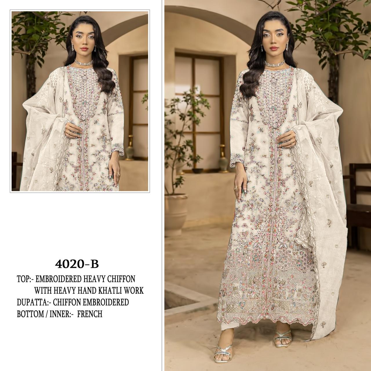 Shree fabs 4020 catalog pakistani suits wholesale in surat