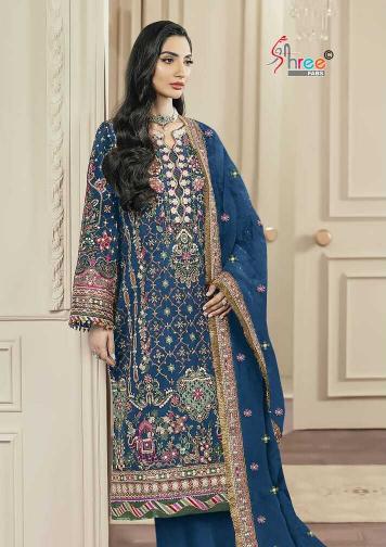 Shree fabs 5540 catalog pakistani suits shipping surat