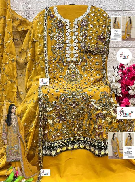 Shree fabs 5540 catalog pakistani suits shipping surat