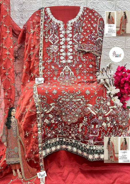 Shree fabs 5540 catalog pakistani suits shipping surat