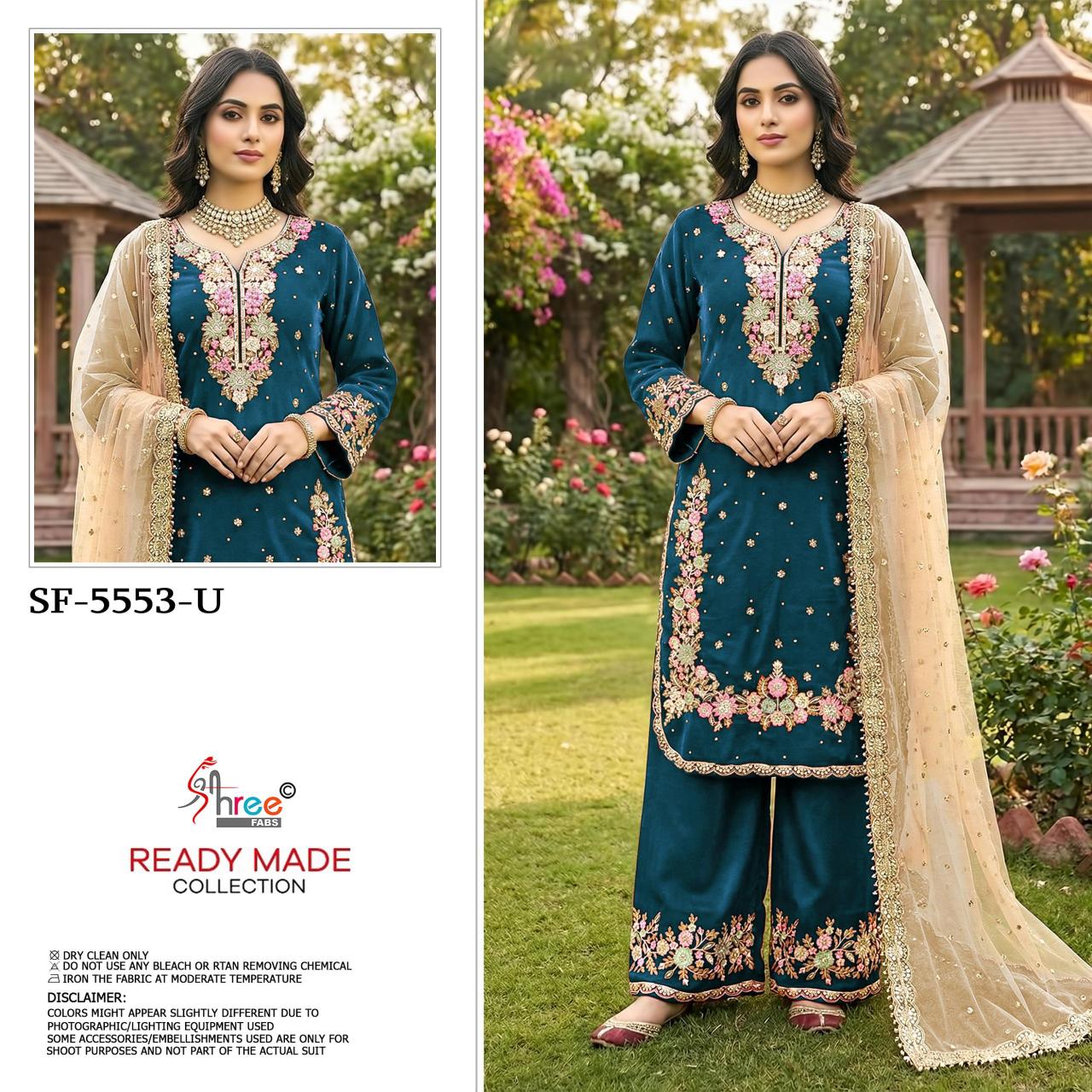 Shree fabs 5553 catalog pakistani suits wholesale
