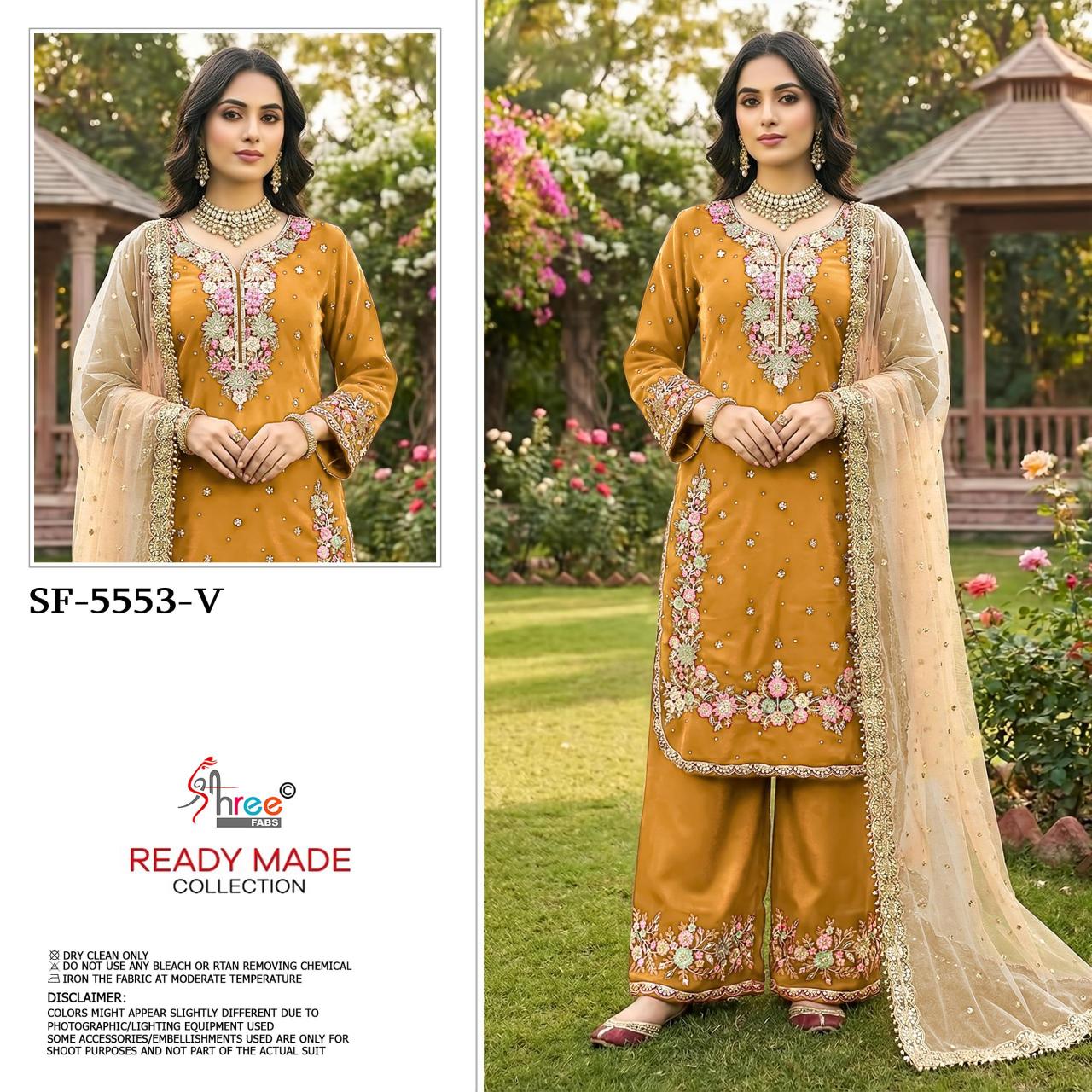 Shree fabs 5553 catalog pakistani suits wholesale