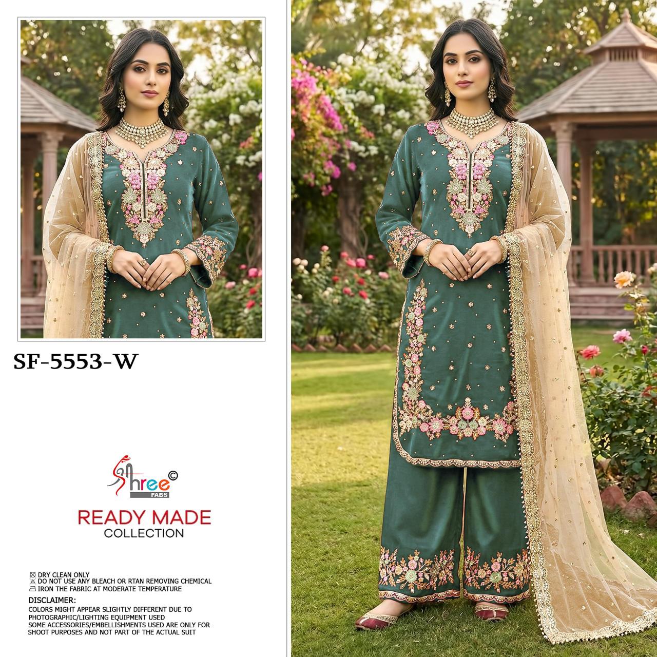Shree fabs 5553 catalog pakistani suits wholesale