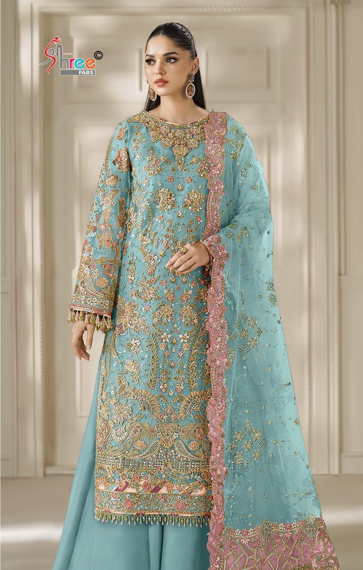 Shree fabs 5569 catalog pakistani ladies suits wholesale in delhi