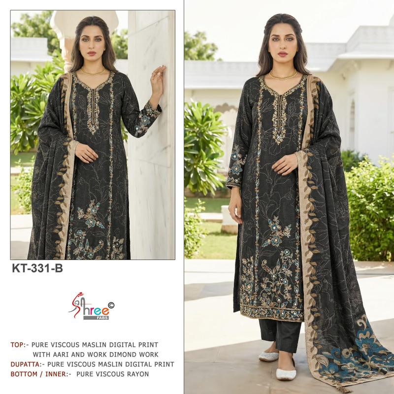 Shree fabs kt 331 catalog wholesale pakistani suits uk
