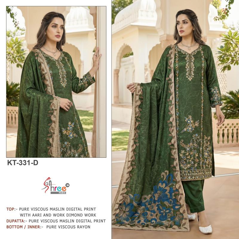 Shree fabs kt 331 catalog wholesale pakistani suits uk