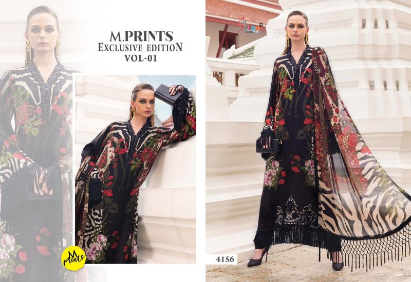Shree fabs M Print Exclusive Edition Vol 1 catalog Cotton Dupatta pakistani suits wholesalers in india