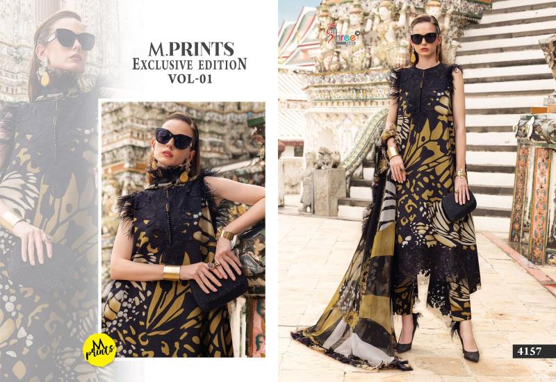 Shree fabs M Print Exclusive Edition Vol 1 catalog Cotton Dupatta pakistani suits wholesalers in india