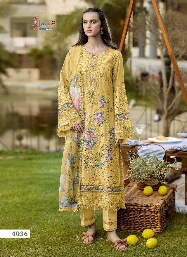 Shree fabs Ombre Lawn Collection 25 Vol 6 Nx catalog Chiffon Dupatta wholesale pakistani suits online india