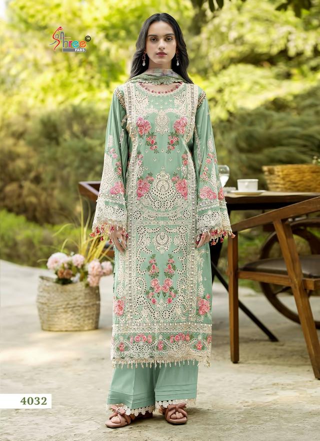 Shree fabs Ombre Lawn Collection 25 Vol 6 Nx catalog Cotton Dupatta wholesale pakistani suits materials