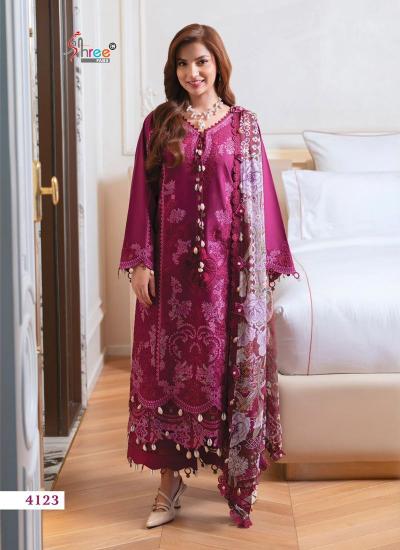 Shree fabs Ombre Starlet Lawn Collection 26 catalog Cotton Dupatta wholesale pakistani suits uk
