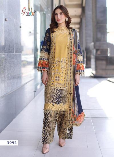 Shree fabs Zarqash catalog Chiffon Dupatta pakistani suits wholesale in india