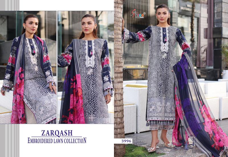 Shree fabs Zarqash catalog Chiffon Dupatta pakistani suits wholesale in india