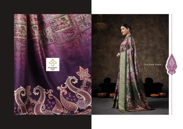 Shubh Shree Velvet Story catalog saree surat wholesale