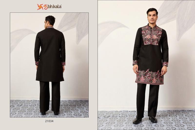 Shubhvastra Nawabi catalog mens wear kurta at wholesale rate