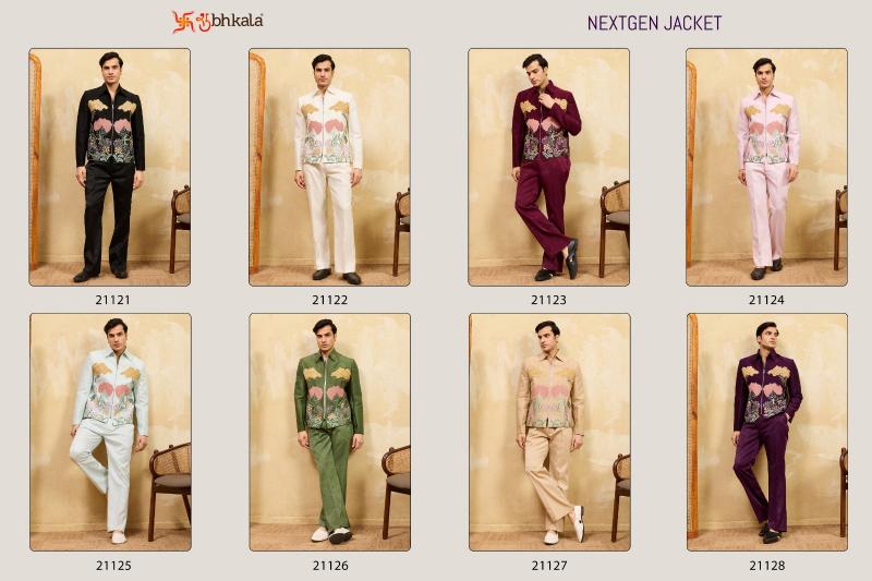 Shubhvastra Nextgen catalog mens wear Jacket And Pant in india