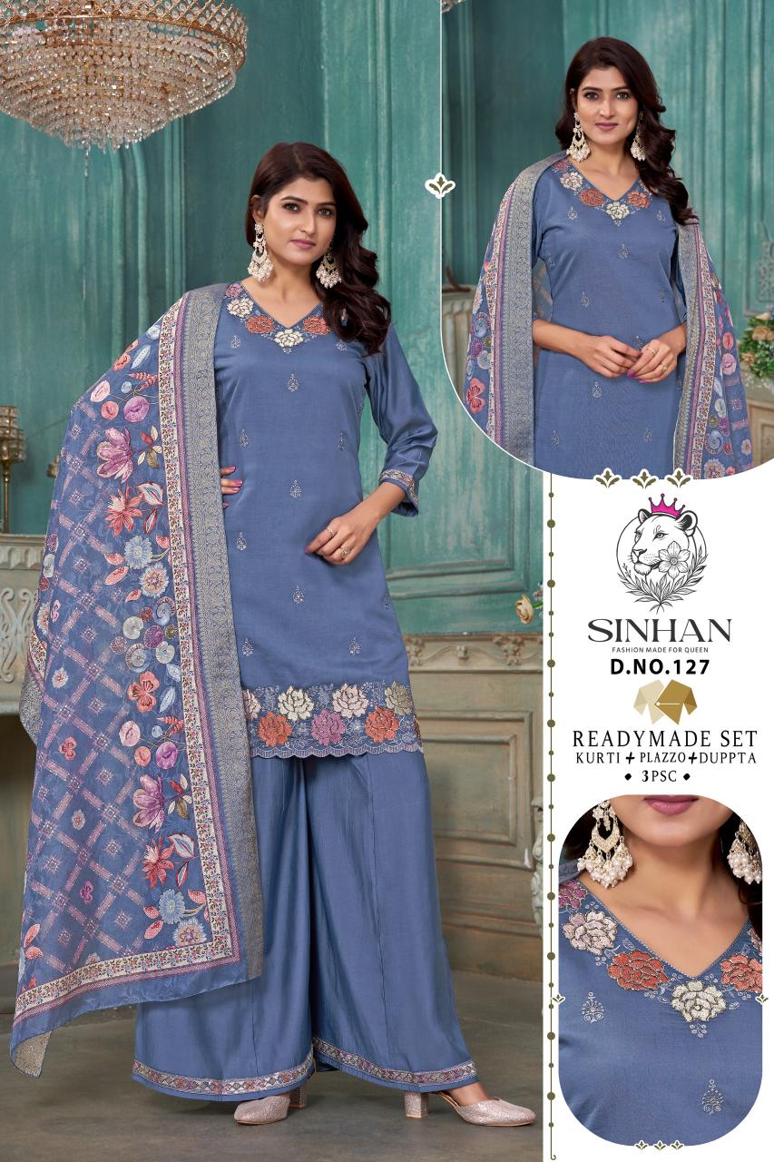 Sinhan 127 catalog wholesale designer kurtis in india