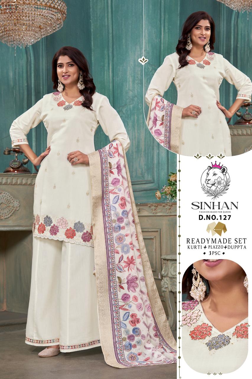 Sinhan 127 catalog wholesale designer kurtis in india