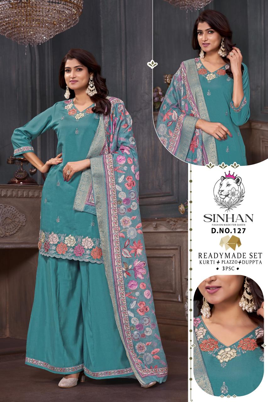 Sinhan 127 catalog wholesale designer kurtis in india