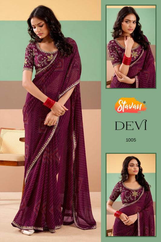 Stavan Devi catalog bollywood replica sarees wholesale